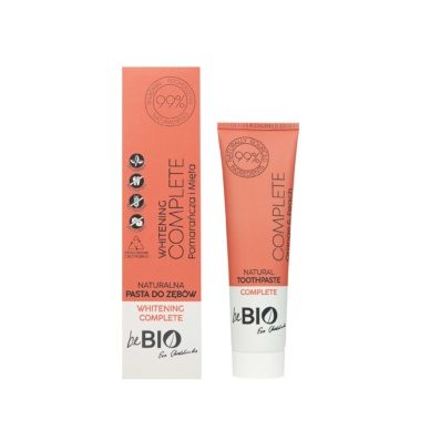 beBIO Complete looduslik valgendav hambapasta apelsiniga 100ml