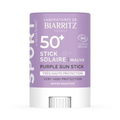 Laboratoires de Biarritz Sport päikesekaitsepulk SPF50+, lilla toon 12gr
