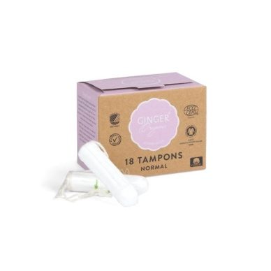 Ginger Organic aplikaatorita tampoonid Normal 18tk