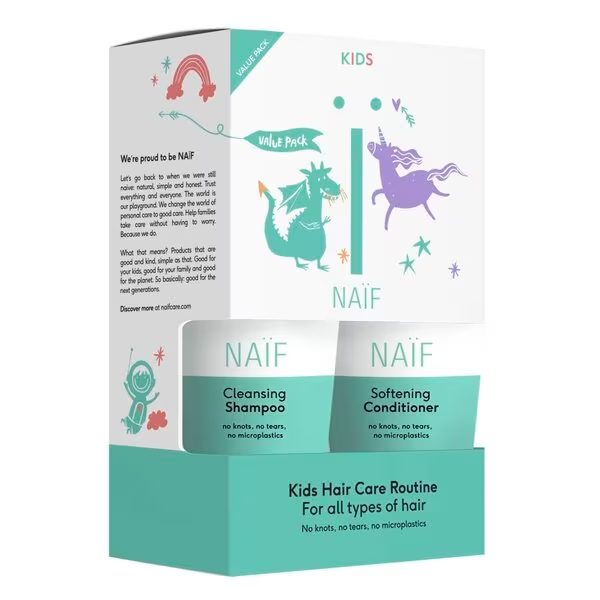 NAÏF lastešampoon ja -palsam 2x100ml