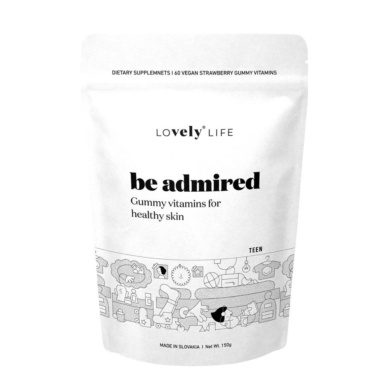 Vely be admired™ kummivitamiinid nahale, maasikamaitseline, toidulisand, netokogus: 60tk/150g