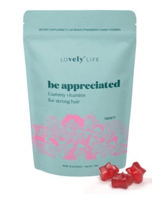 Vely be appreciated™ vitamiinid juustele, maasikamaitseline 60tk/150g - Image 2