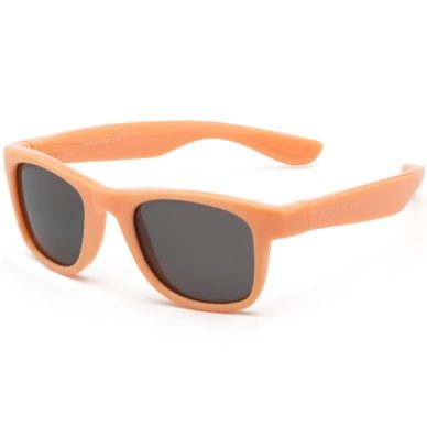 Koolsun Wave painduva raamiga UVA ja UVB kaitsega päikeseprillid vanusele 1-5 aastat, toon Papaya
