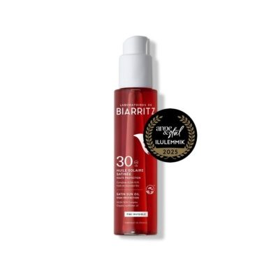 Laboratoires de Biarritz SPF30 Satin Sun Oil päikesekaitseõli 125ml