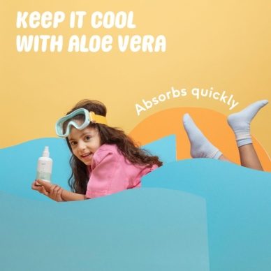 Naïf päevitusjärgne sprei aloe veraga beebidele ja lastele 175ml - Image 2