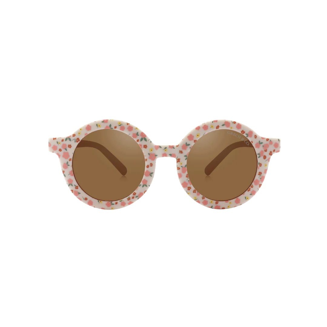 GRECH & CO painduvad raamiga ümmargused polariseeritud päikeseprillid vanusele 18 kuud – 10 aastat – Sunset Meadow