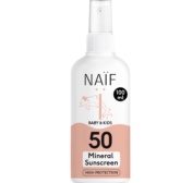 Naïf Mineral Sunscreen päikesekaitsesprei beebidele ja lastele SPF50 100ml