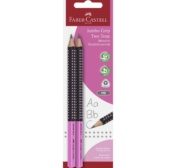 Faber-Castell Jumbo Grip harilik pliiats 2tk (Roosa)