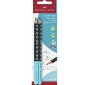 Faber-Castell Jumbo Grip harilik pliiats 2tk (Türkiis)