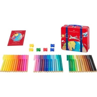 Faber-Castell viltpliiatsite reisikohver 40-värvi 1 pass 16 pildiga - Image 2