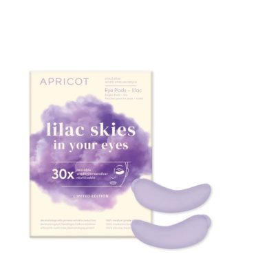 APRICOT kortsupadjad hüaluroonhappega silmaümbrusele "Lilac Skies", 30x korduvkasutatav