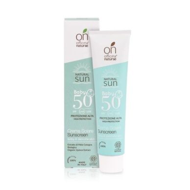 Officina Naturae looduslik päikesekreem beebidele 0+ eluaastast SPF50 (alumiinium tuubis) 75ml