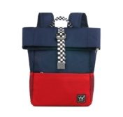 YLX Original koolikott | Lastele I Navy Blue & Brick Red