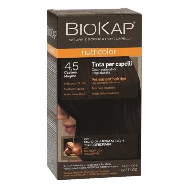Biokap Nutricolor 4.5 / mahagon / püsivärv 140ml