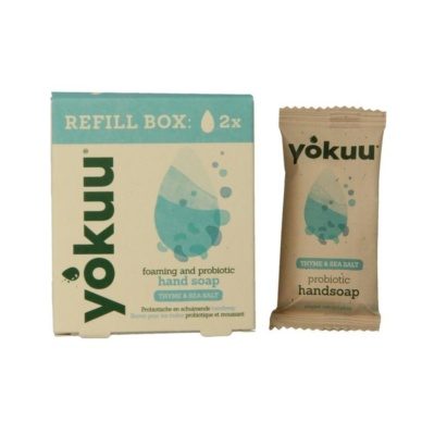 Yokuu probiootiline kätepesuvaht (täitepakend) Thyme & Sea Salt (2tk)