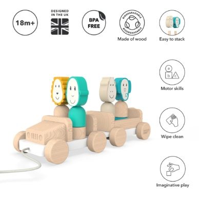 Matchstick Monkey Playtime Safari Jeep - Image 3