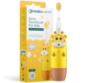 Nordics Kids Sonic elektriline hambahari USB kaabliga (1-8 eluaastat) Yellow Giraffe