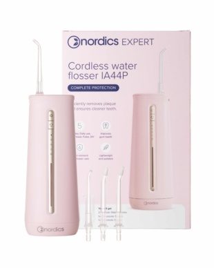 Nordics Water Flosser juhtmeta hambavahede puhastaja IA44P Pink
