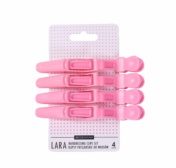 Sister Young Hairdressing Clips LARA Pink