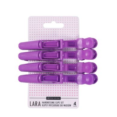 Sister Young Hairdressing Clips LARA Violet