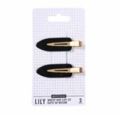 Sister Young Makeup juukseklambrid LILY Black