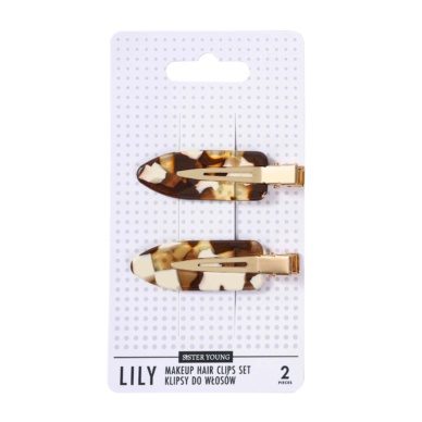 Sister Young Makeup juukseklambrid LILY Milk Coffee