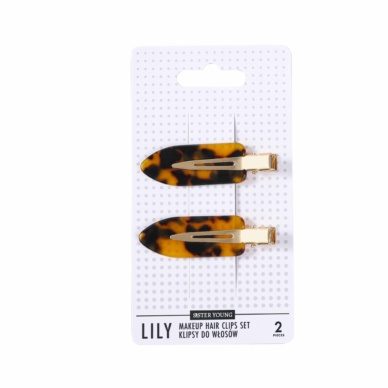 Sister Young Makeup juukseklambrid LILY Deep Leopard Print