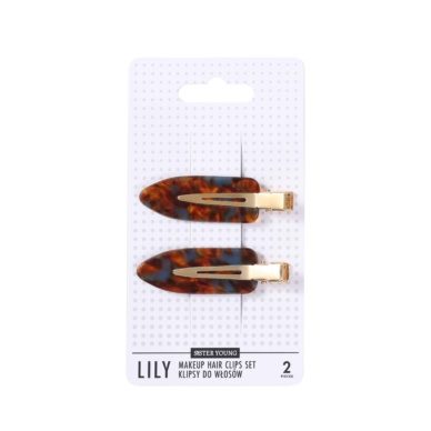 Sister Young Makeup juukseklambrid LILY Blue Coffee