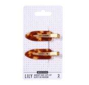 Sister Young Makeup juukseklambrid LILY Dark Brown