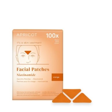 APRICOT kortsuplaastrid niatsiinamiidiga laubale ja silmade vahelisele alale 100tk