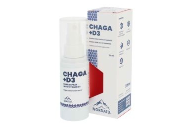 Nordaid Chaga+D3 sprei 30ml