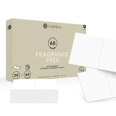 Cosmeau universaalsed pesuribad Fragnance Free, 60 pesukorda