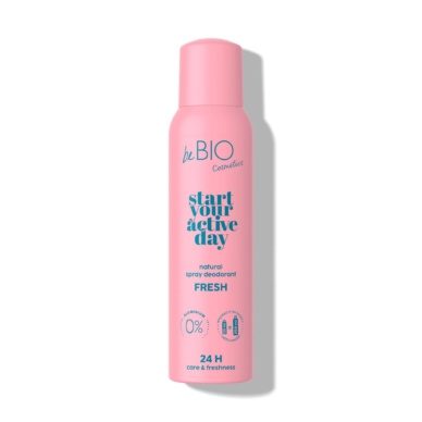 beBIO Natural deodorant sprei Start Your Active Day Fresh 125ml