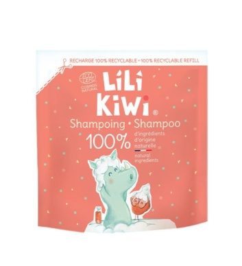 LiLIKiWi 100% looduslik õrn šampoon, orgaaniliste maasikatega (täitepakend) 150ml