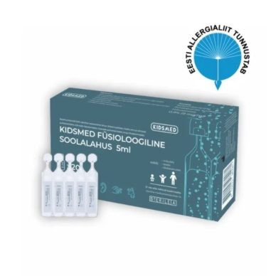 Kidsmed füsioloogiline soolalahus (multipurpose) 5ml x 20tk