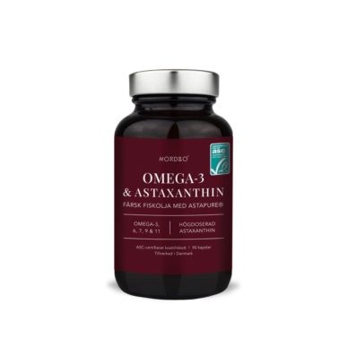 Nordbo Omega-3 & Astaksantiin 90 kapslit