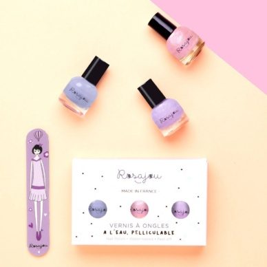 Rosajou küünelakkide komplekt küüneviiliga (Cool x Magic x Lavande) - Image 2