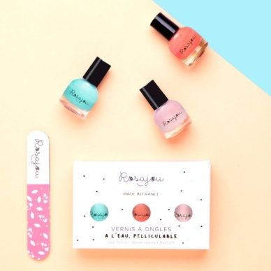 Rosajou küünelakkide komplekt küüneviiliga (Lagon x Corail x Ballerine) - Image 2