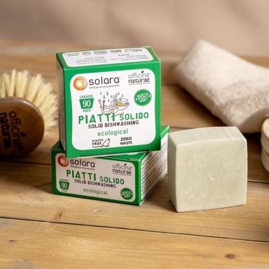 Officina Naturae ökoloogiline tahke nõudepesuseep piparmündiõliga 80g - Image 2