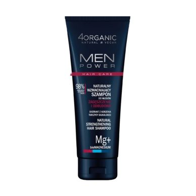 4Organic juukseid tugevdav šampoon meestele 250ml