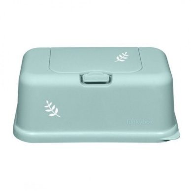 Funkybox 100% taaskasutatud materjalidest niiskete salvrättide karp Mint - Leaves