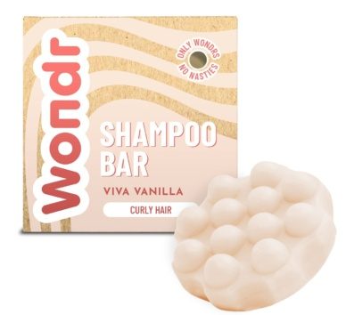 Wondr Viva Vanilla tahke šampoon lokkis juustele 55g