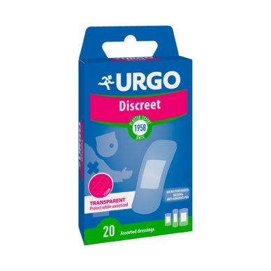 URGO discreet plaaster 3 suurust läbipaistev N20