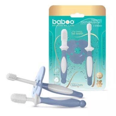 Baboo hambaharjakomplekt Blue Haze (6+ elukuud)