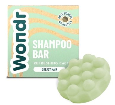Wondr värskendav kaktuse tahke šampoon 55g