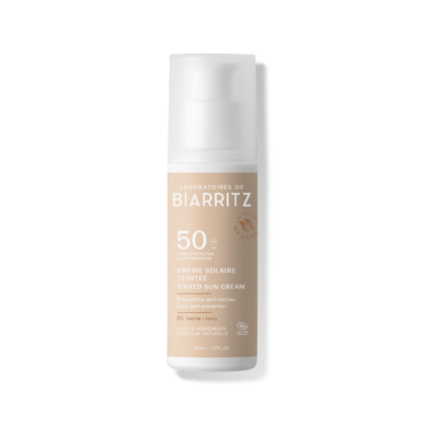 Laboratoires de Biarritz orgaaniline tooniv päikesekaitsekreem näole SPF50 (IVORY) 50ml