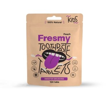 Fresmy virsiku hambapastatabletid lastele 124tk