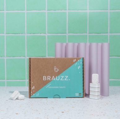 Brauzz nõudepesutabletid loputusvahendiga 52tk - Image 2