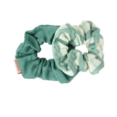 Grech & Co orgaanilisest puuvillast juuksekummid Fern Plaid (2tk)
