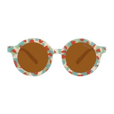 GRECH & CO painduvad raamiga ümmargused polariseeritud päikeseprillid Pacific Tortoise (1-8 eluaastat)